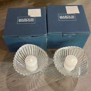 Marquis Waterford  Crystal Bowl / dish. Candle votive.